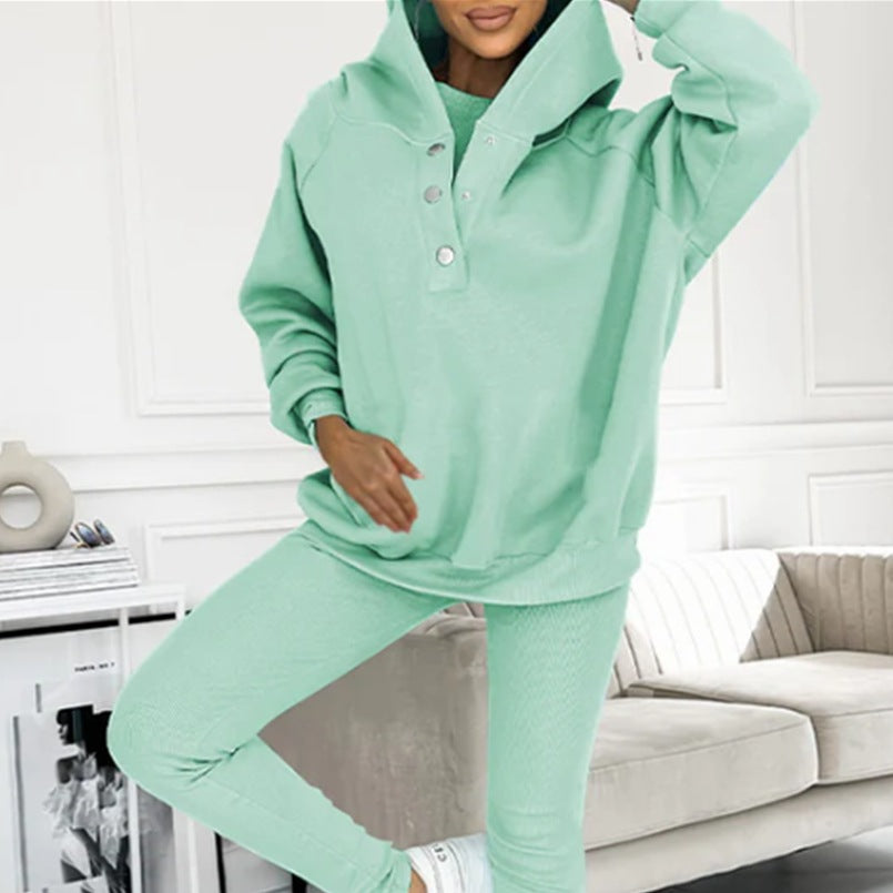 GR | 3-Teiliges Damen-Sportset Für Herbst Und Winter