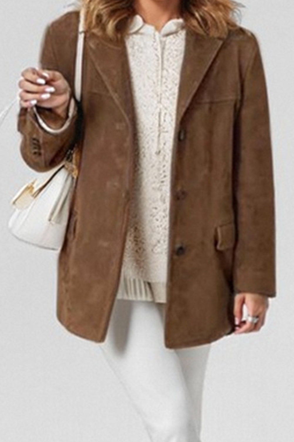 GR | Vintage café jacket with lapels, welt pockets and buttons