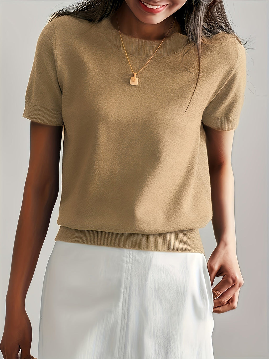GR | Damen Lässiger Pullover