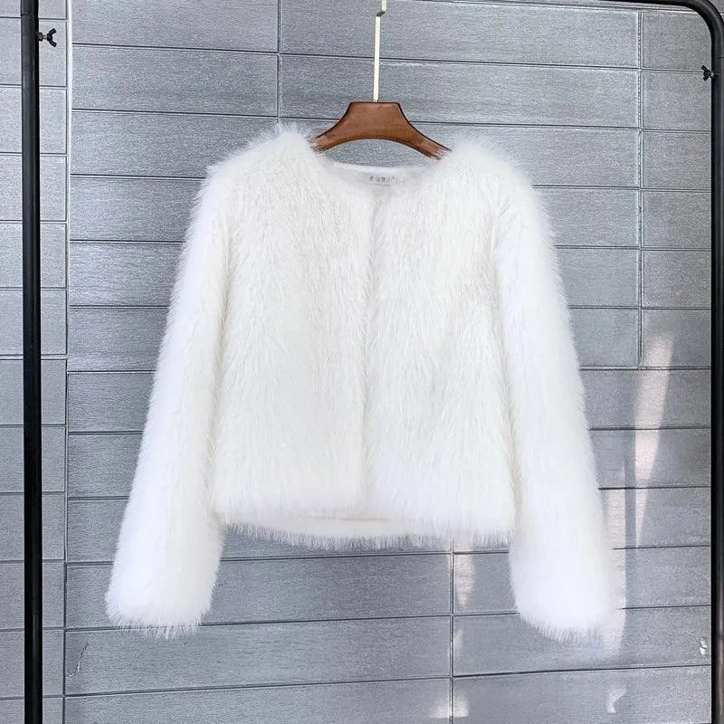 GR | Solid Color Short Coat for Women