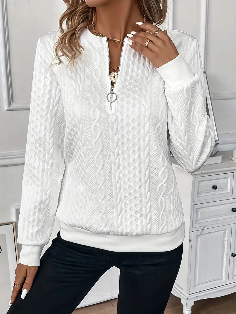 GR | Elegant zip-up sweater