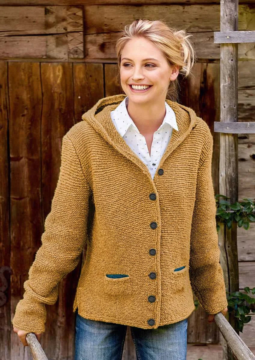 GR | Stylish cardigan with hood