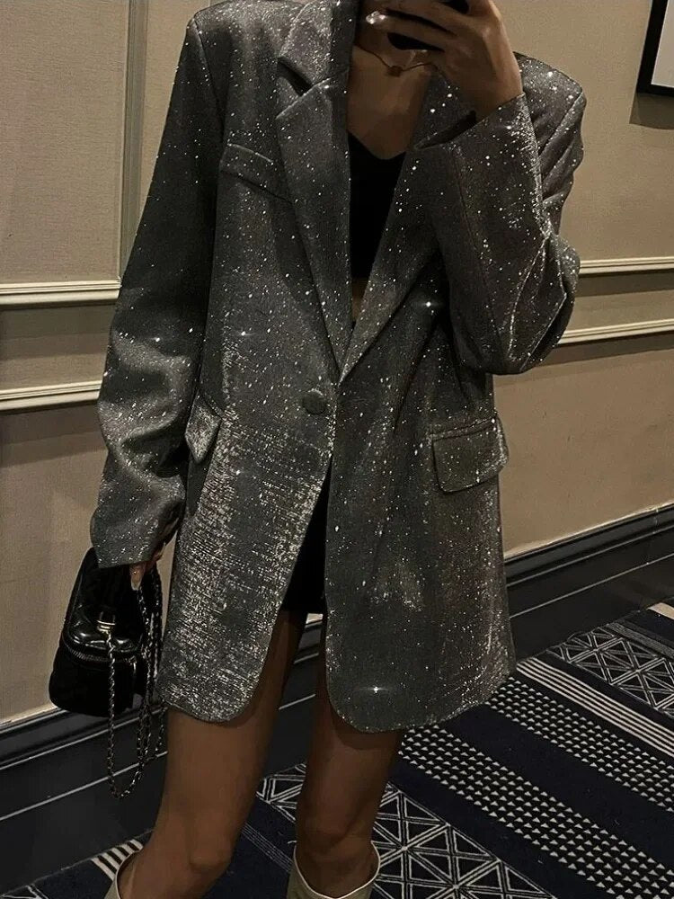 GR Glitter Blazer Jacket