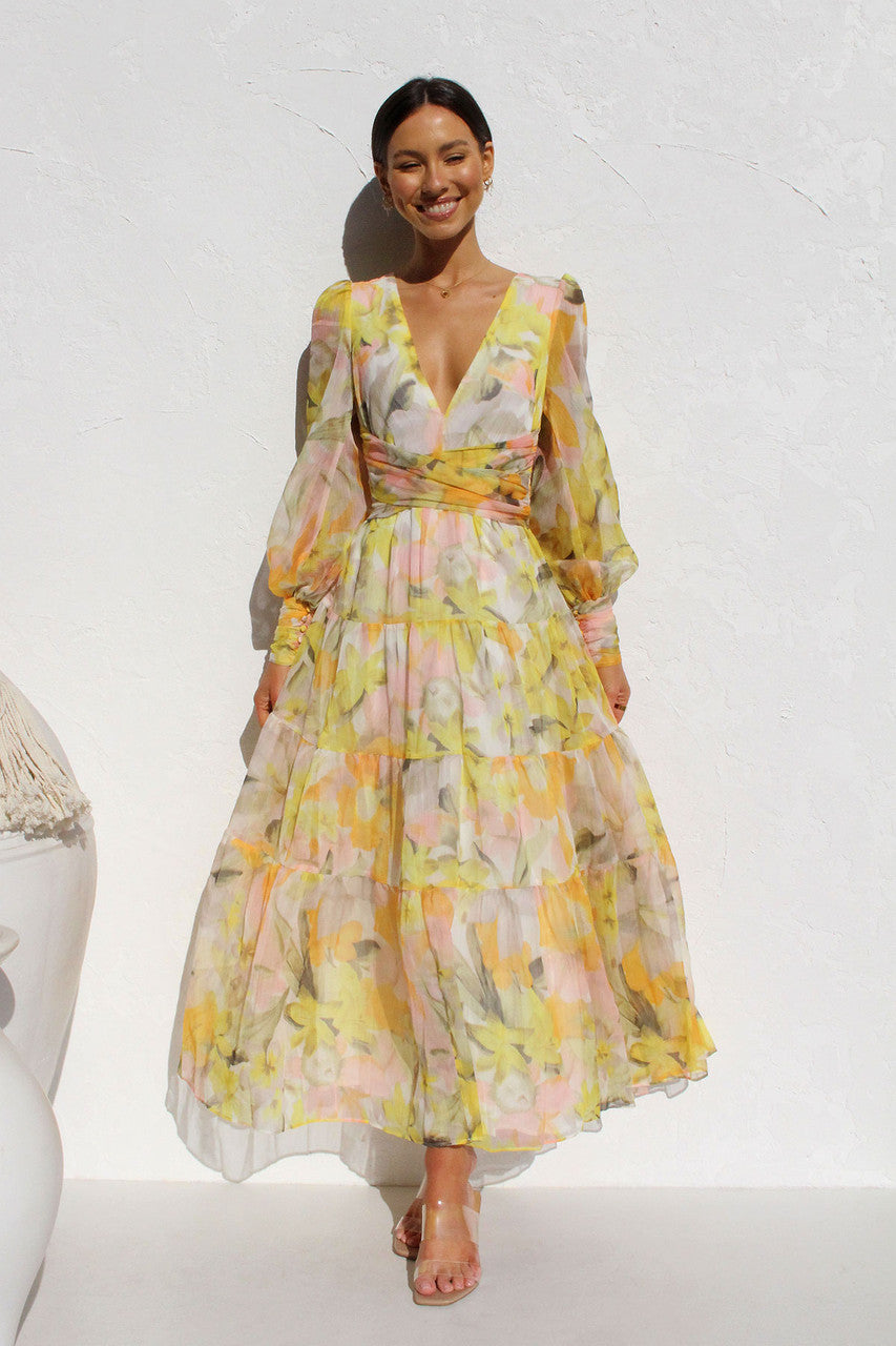 GR | Wickelkleid Mit Blumenmuster Für Damen