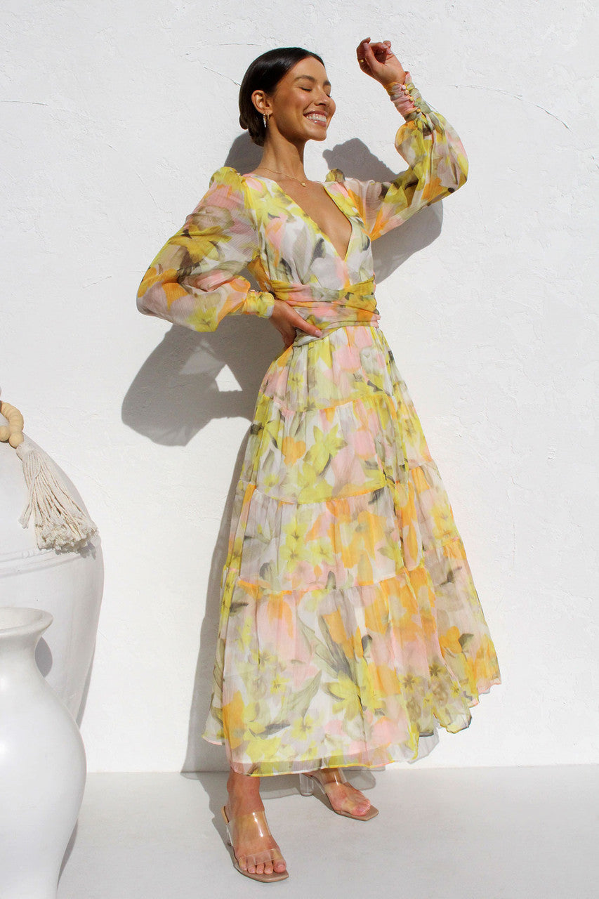 GR | Wickelkleid Mit Blumenmuster Für Damen
