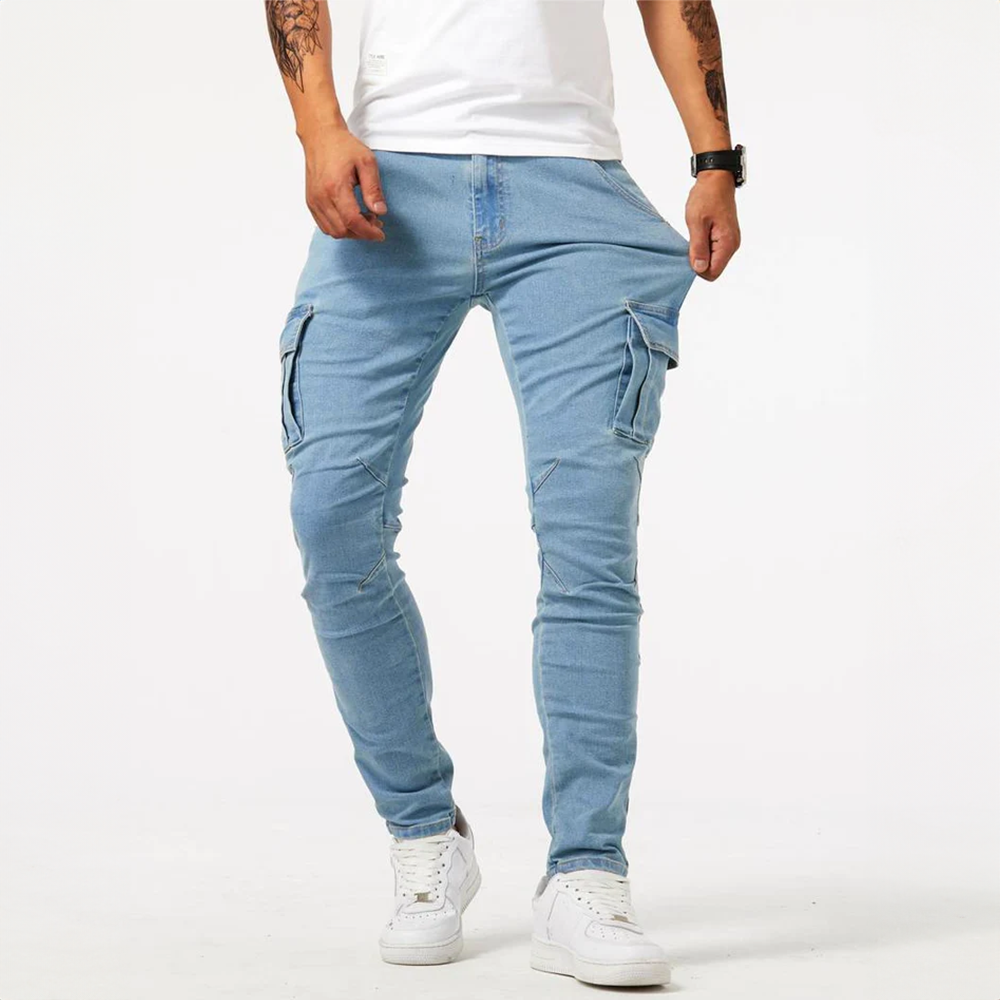 GR | Denim Cargo Jeans