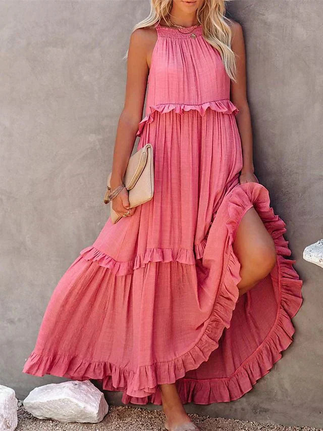 GR | Beach dresses with ruffles