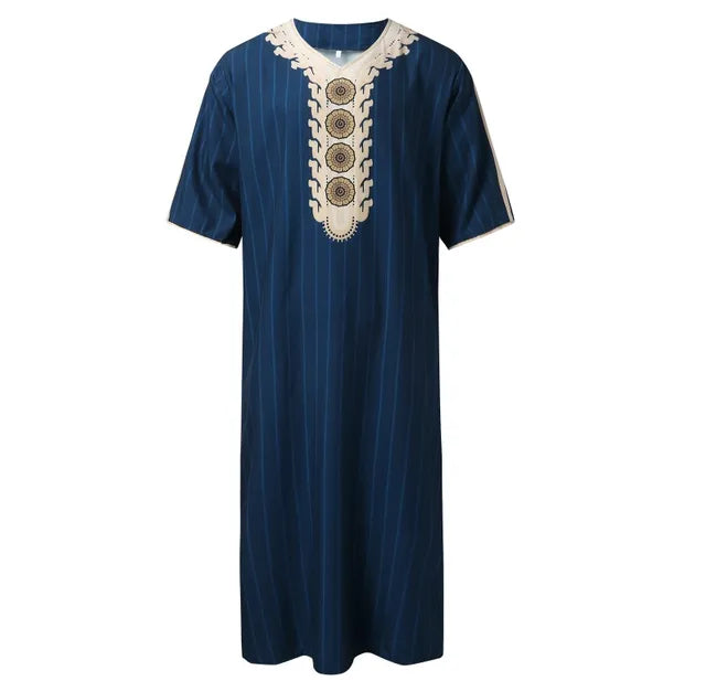 GR | Loose fleece with V-neck Djellaba