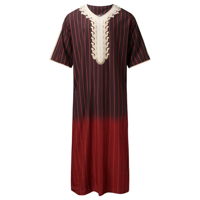 GR | Loose fleece with V-neck Djellaba