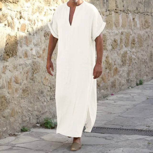 GR | Comfortable V-neck djellaba 