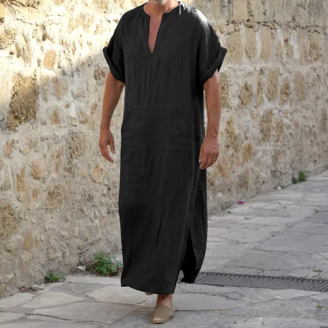GR | Comfortable V-neck djellaba 