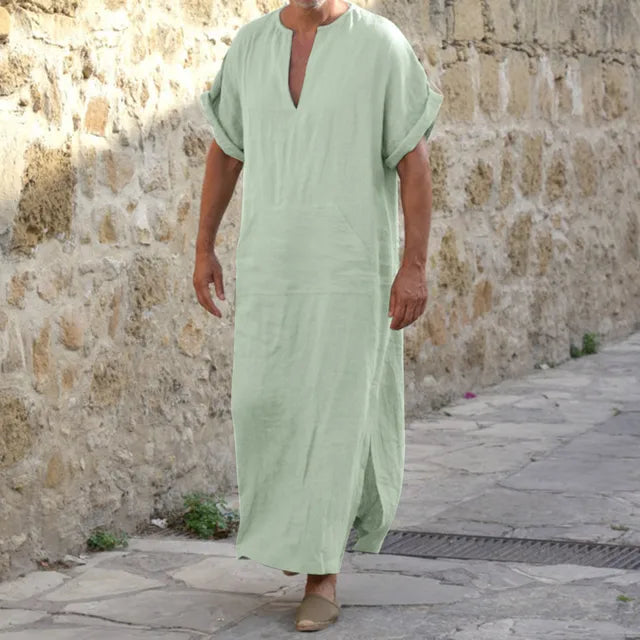 GR | Comfortable V-neck djellaba 