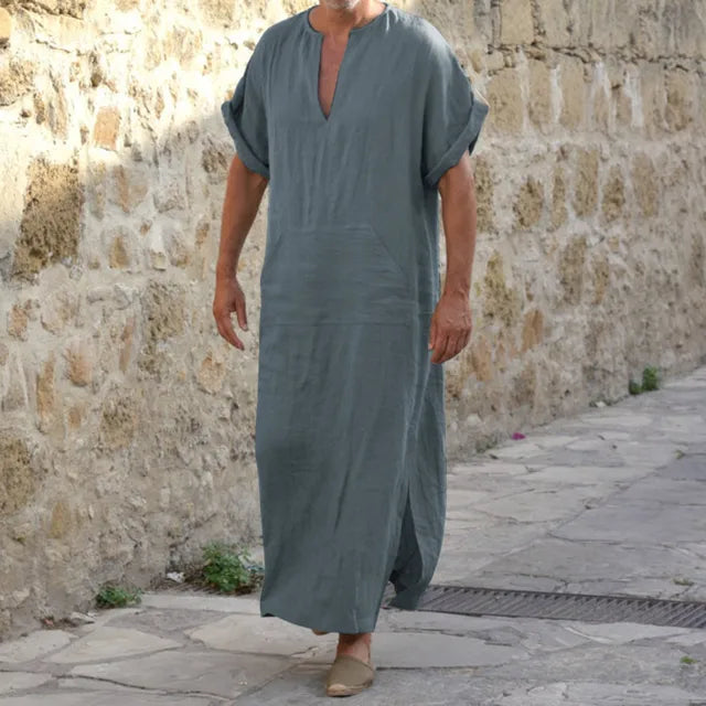 GR | Comfortable V-neck djellaba 