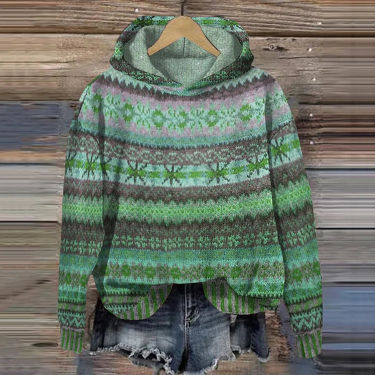 GR | Ethnischer Kapuzenpulli