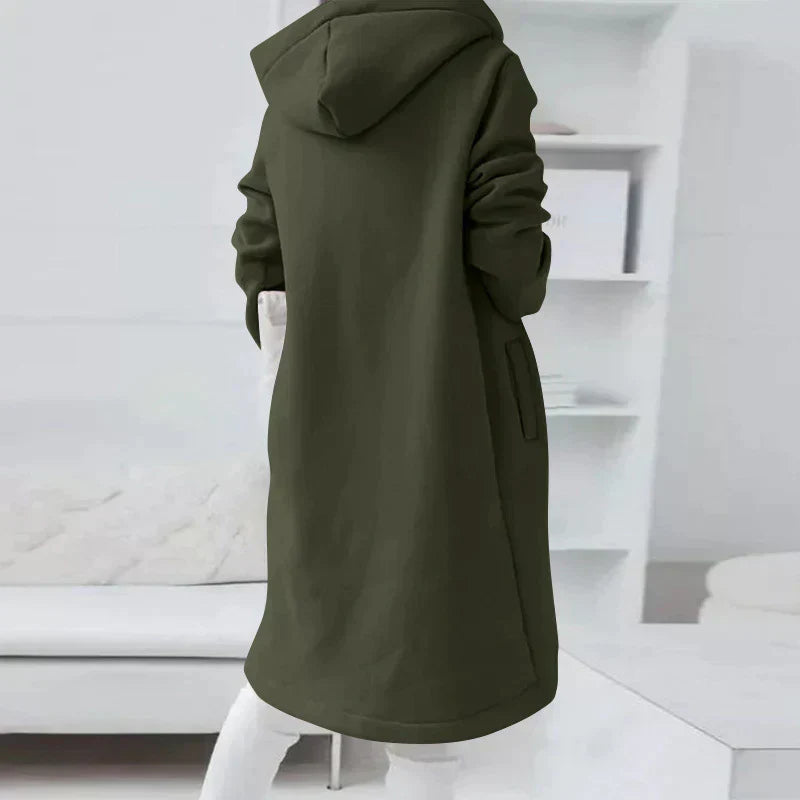 GR - Langer Hoodie Mit Reißverschluss