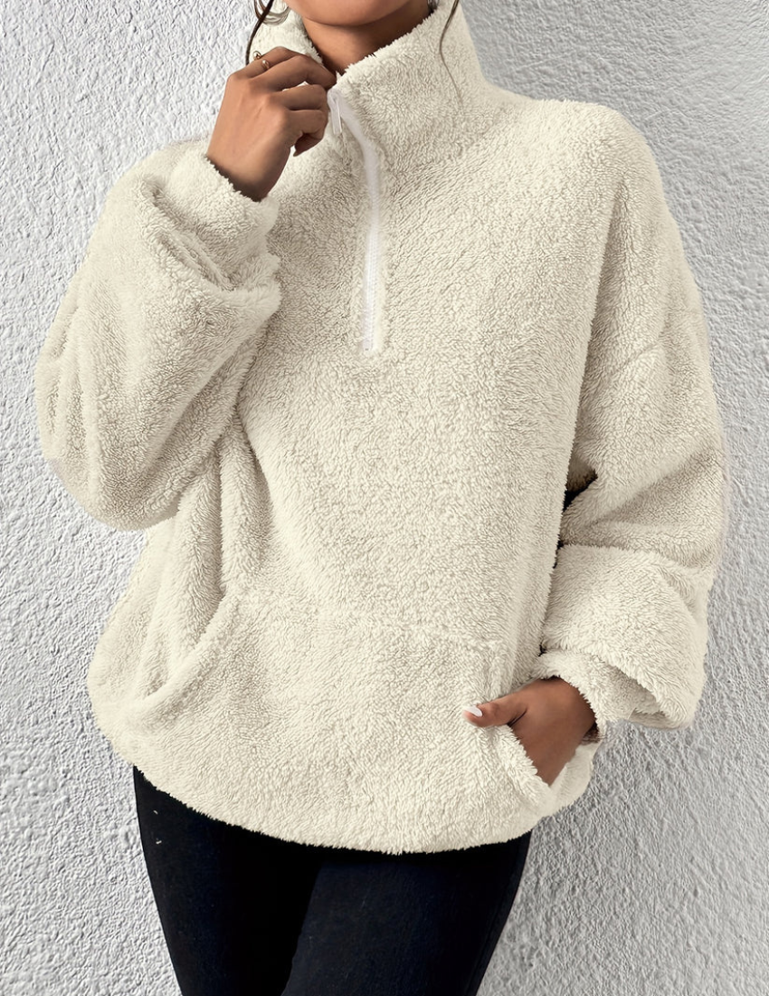 GR | Flauschiger Fleece Pullover