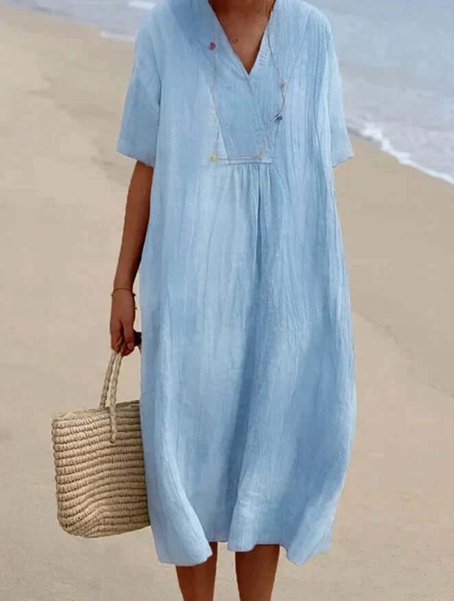 GR | Summer dress made of cotton and linen