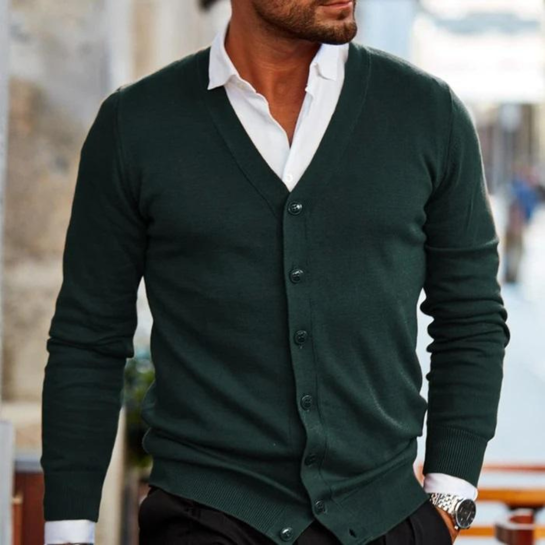 GR | Strickcardigan aus Baumwolle - Elegant & Klassisch