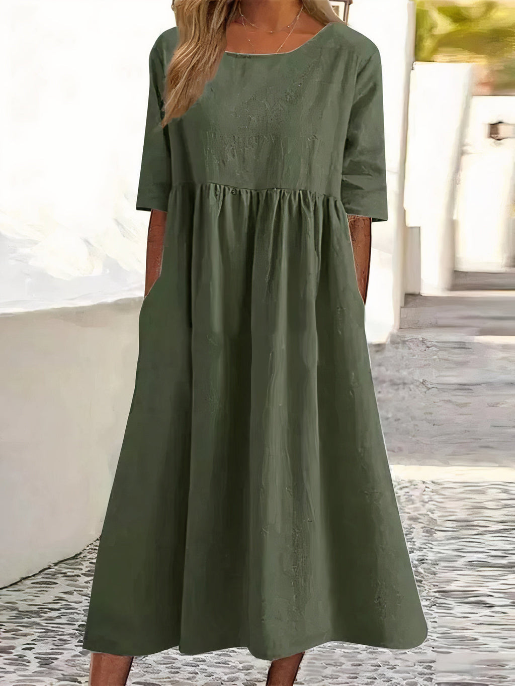GR - Vintage Halbarmkleid