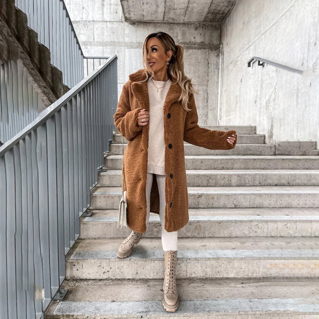 GR | Luxuriöse Lange Pelzjacke für Frauen