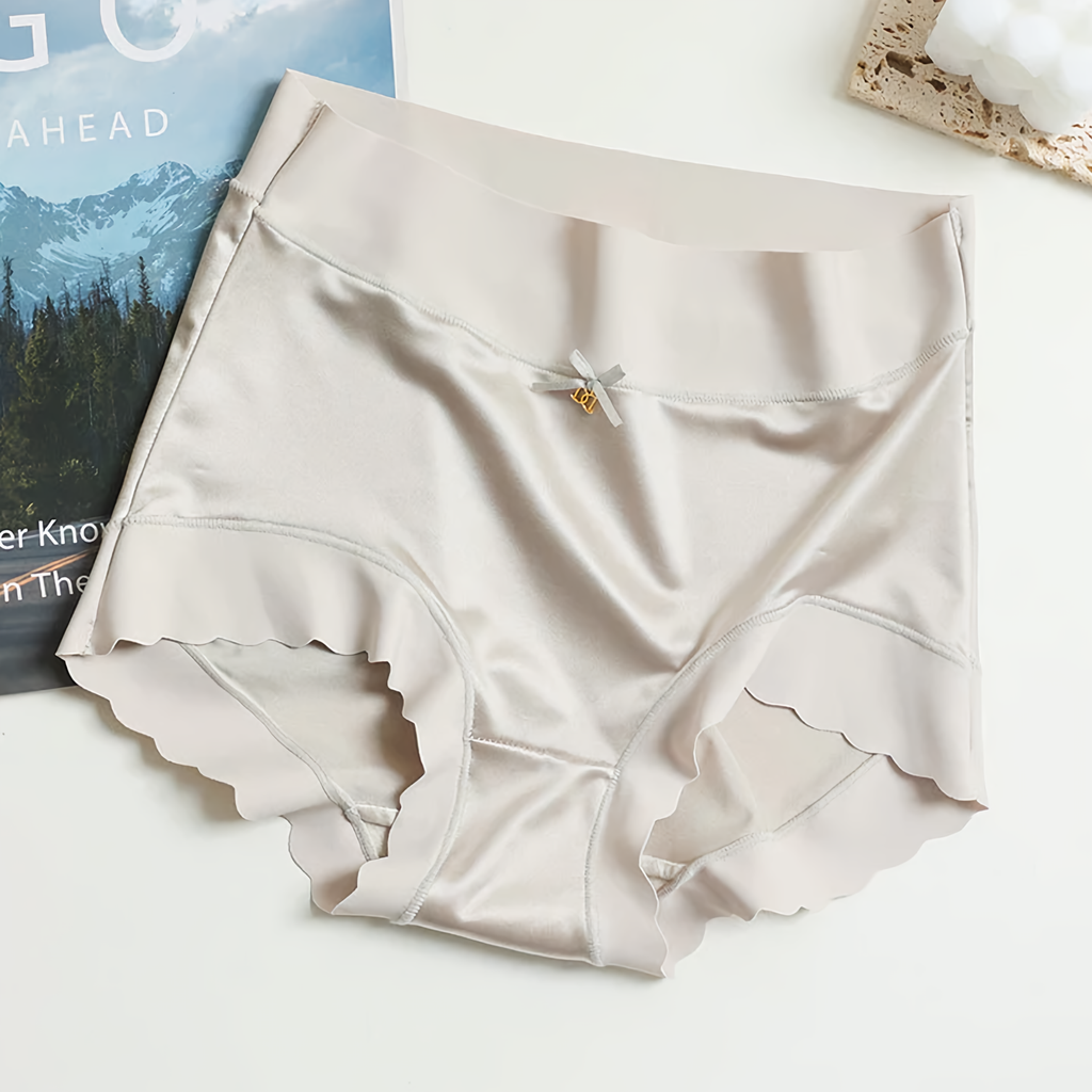 GR | Delicate Seamless Silk Satin Underwear for Women