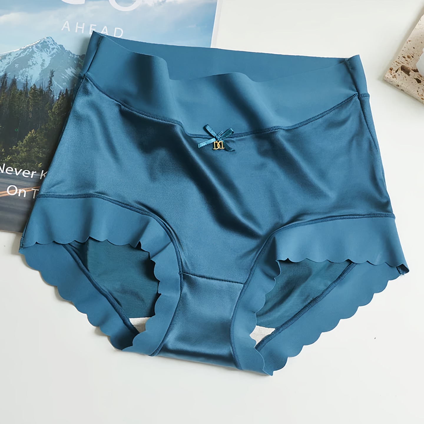 GR | Delicate Seamless Silk Satin Underwear for Women