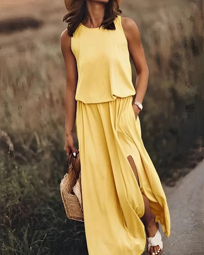 GR | Elegante Farbenfrohe Kleid