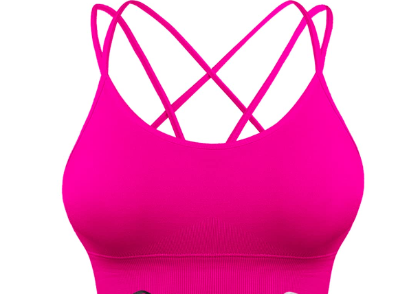 GR  | 3er Pack Damen Sport Bh Gepolstert Crisscross Yoga Bh Nahtlos Mittel Impact Fitness Activewear