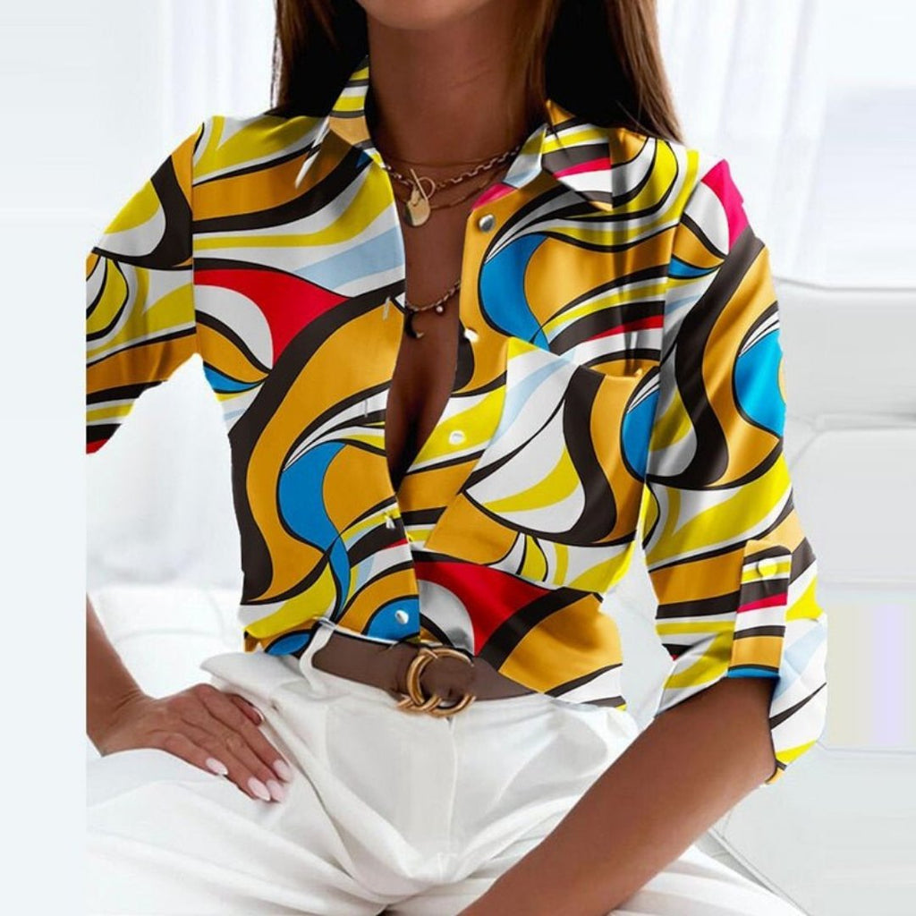 GR | Button-down shirt for women