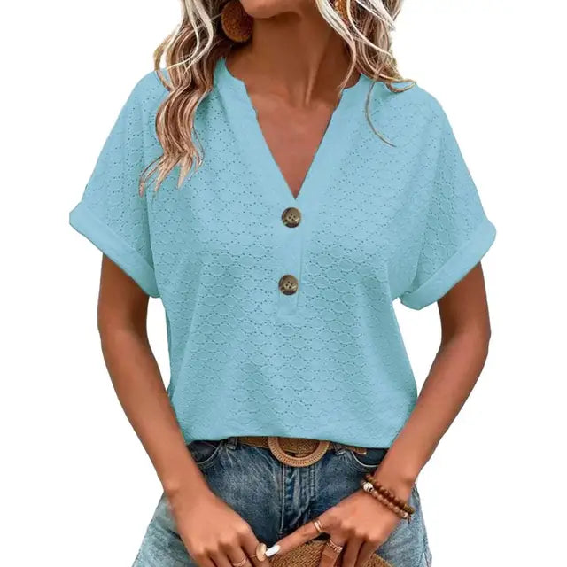 GR | Women's V-neck Top