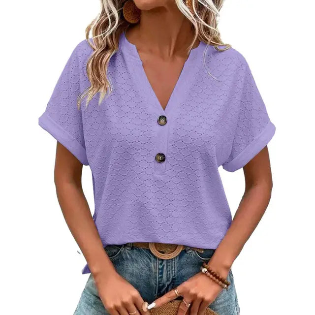 V-neck top