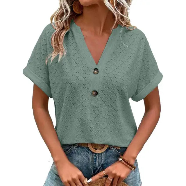 GR | Women's V-neck Top