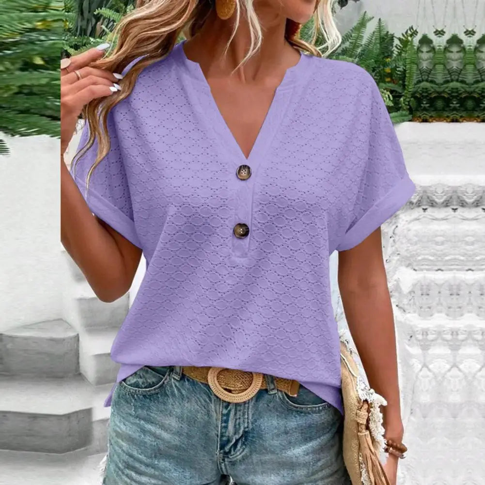 V-neck top