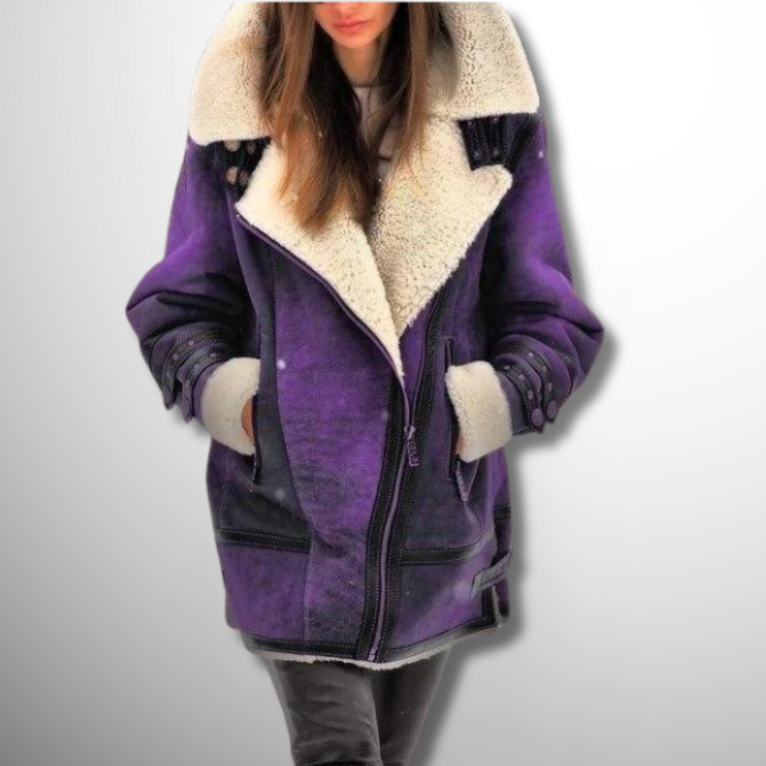 warm, cuddly lined women's jacket