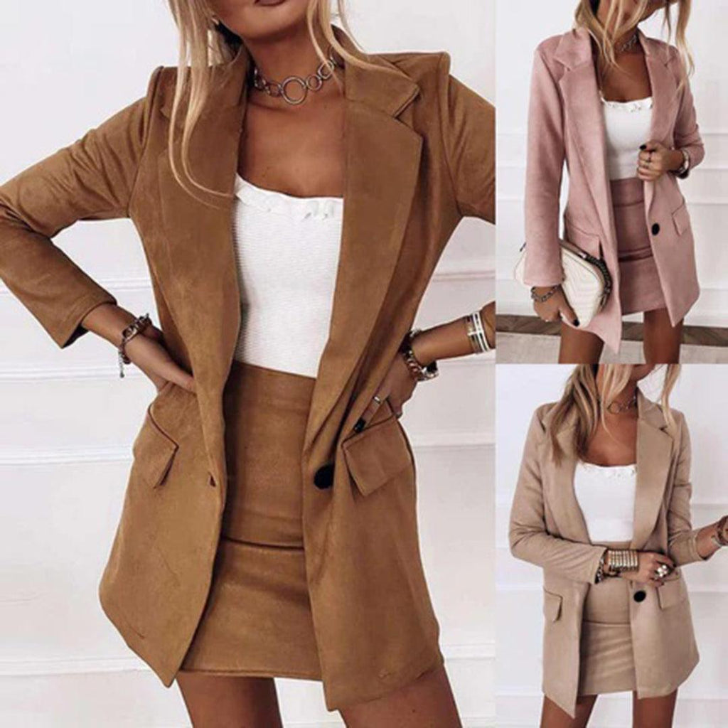 GR | Women's Blazer and Skirt Set