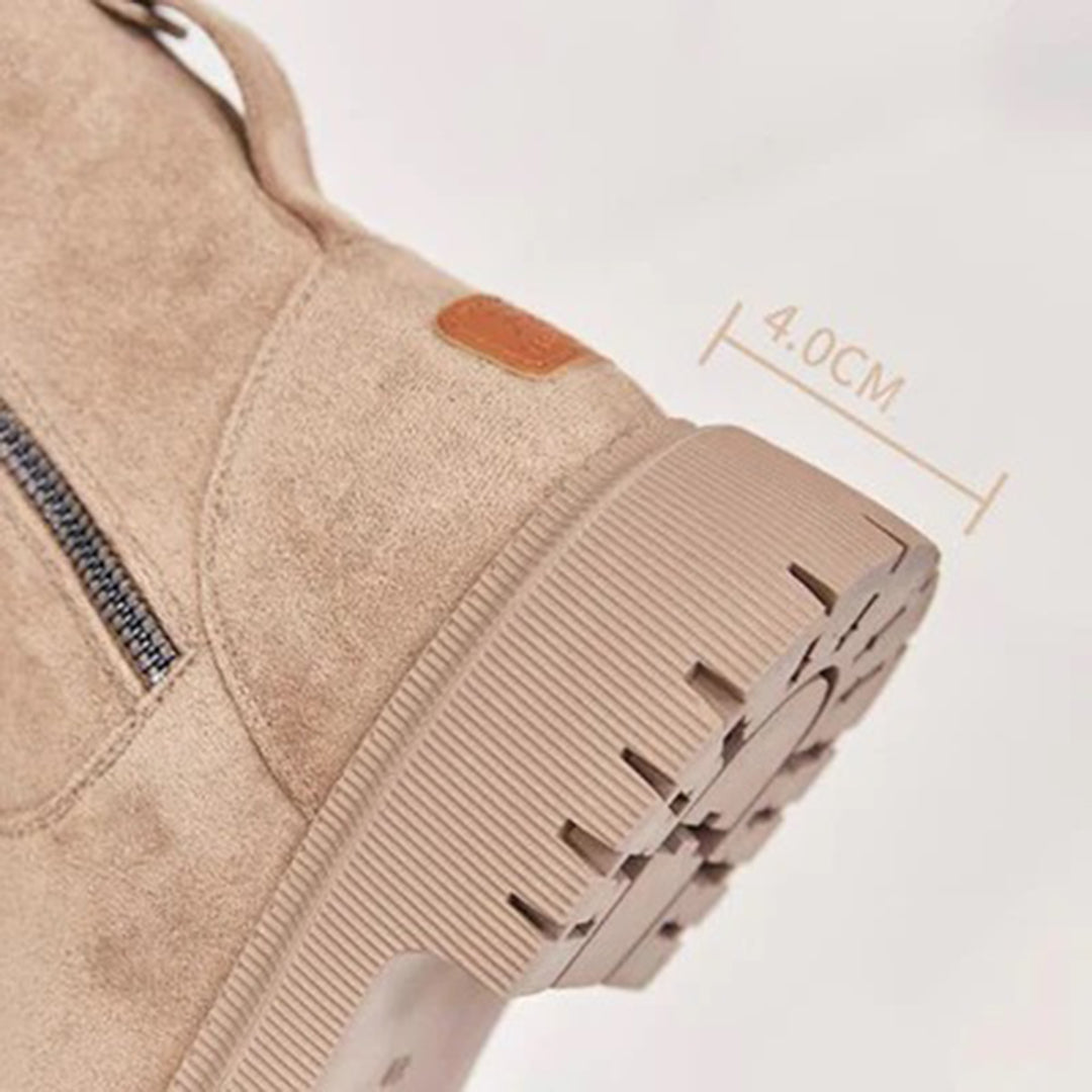 GR | Ankle boots - stylish zipper design for everyday wear