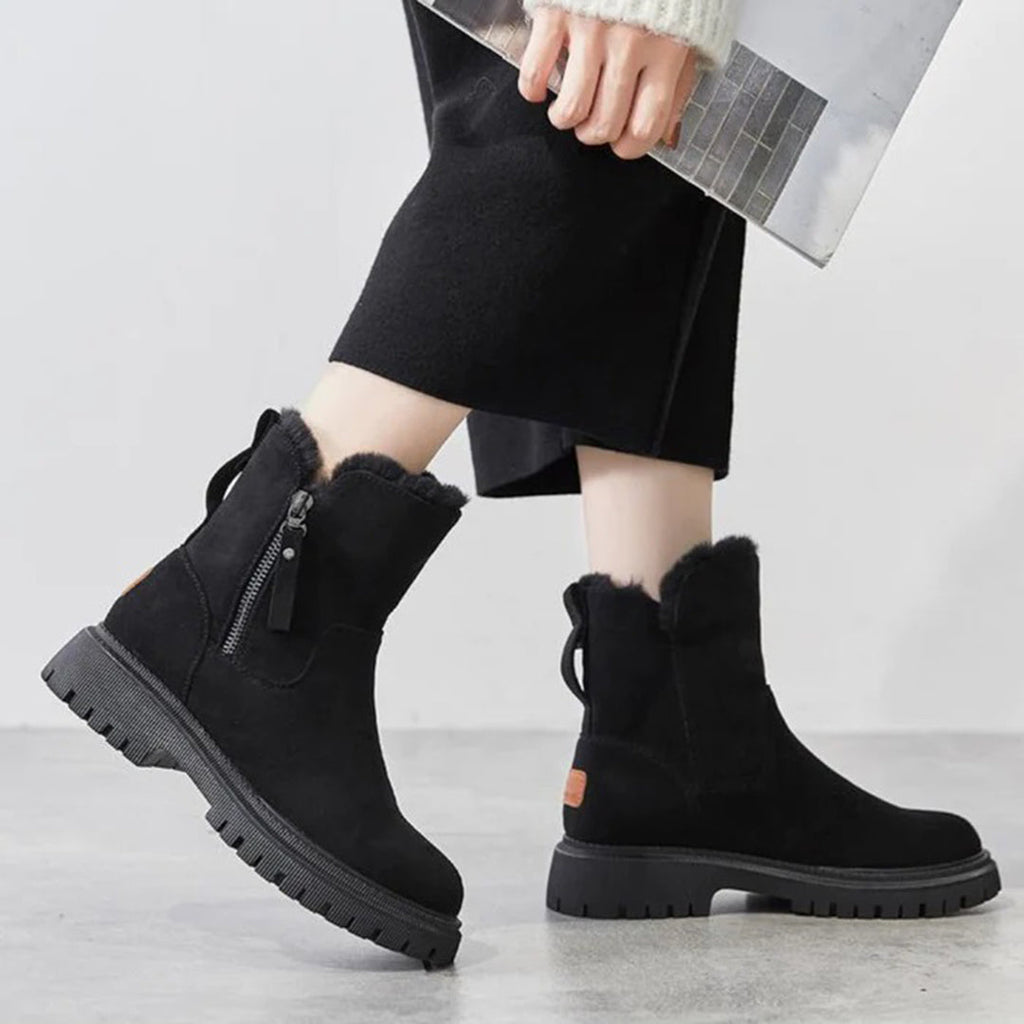 GR | Ankle boots - stylish zipper design for everyday wear