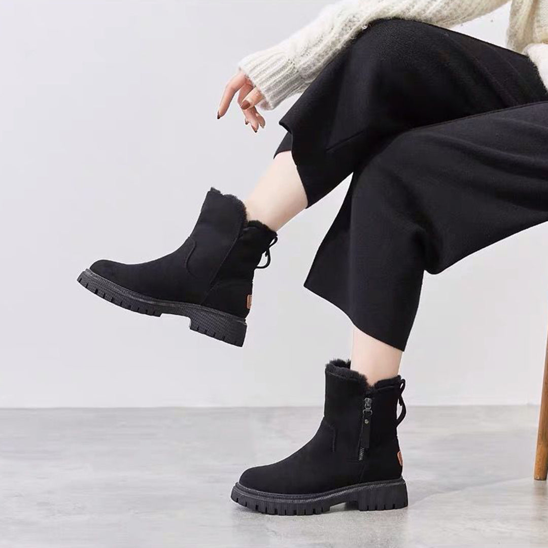 GR | Ankle boots - stylish zipper design for everyday wear
