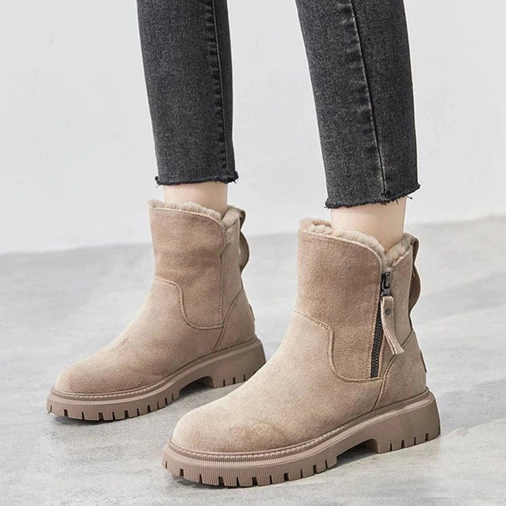 GR | Ankle boots - stylish zipper design for everyday wear
