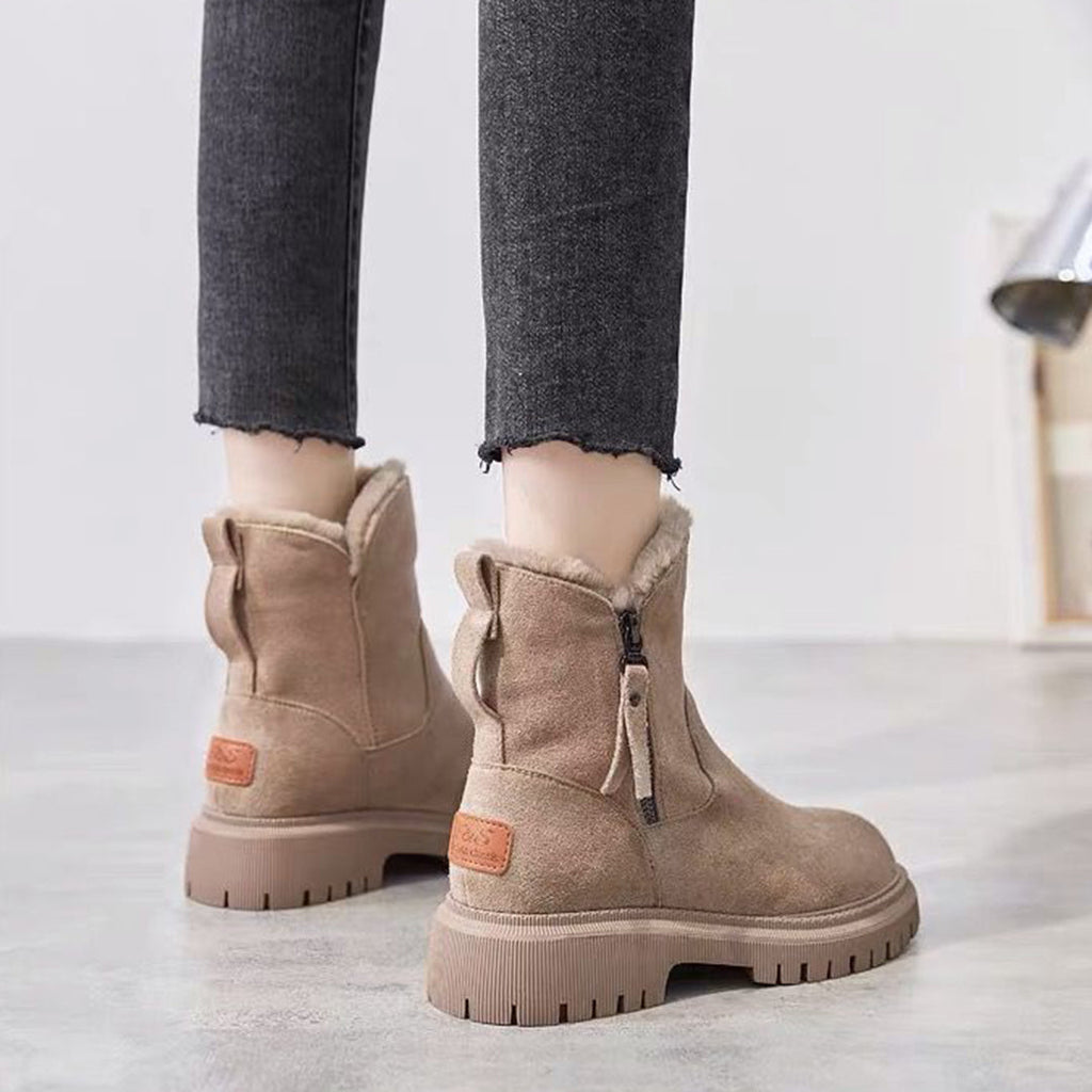 GR | Ankle boots - stylish zipper design for everyday wear