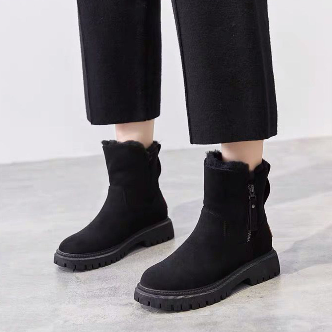 GR | Ankle boots - stylish zipper design for everyday wear
