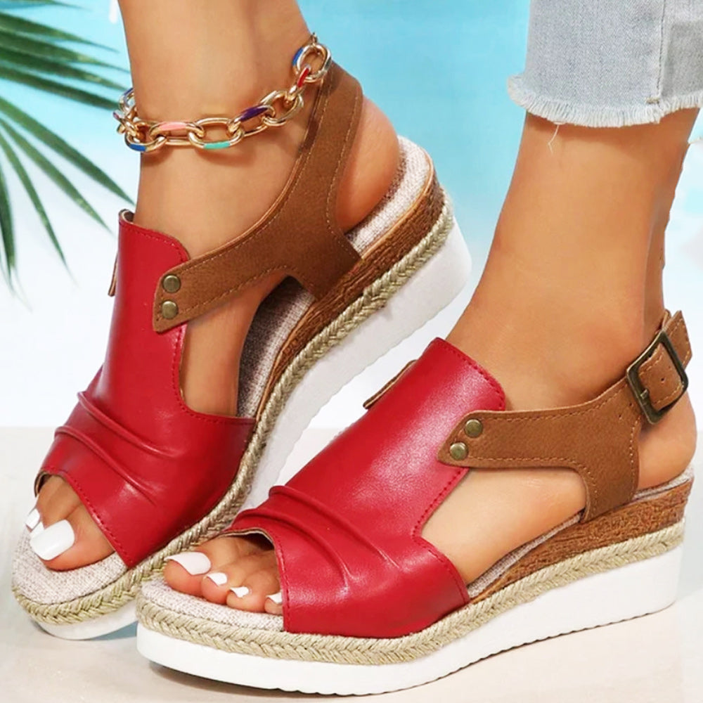 GR | New casual women's sandals with thick soles and fish mouth