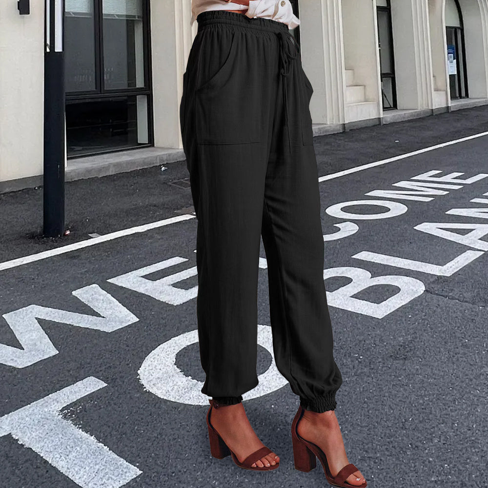 GR | elegante Damenhose mit Spitzenbein