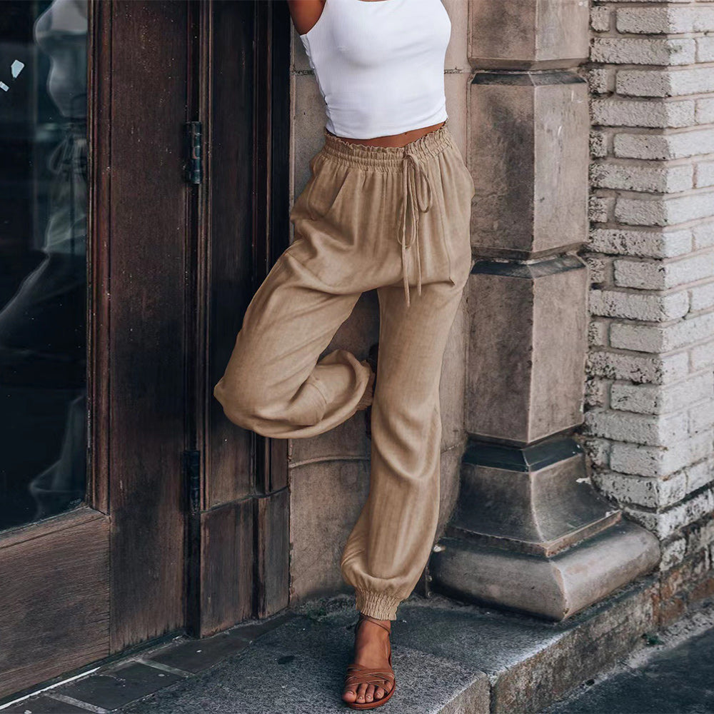 GR | elegante Damenhose mit Spitzenbein