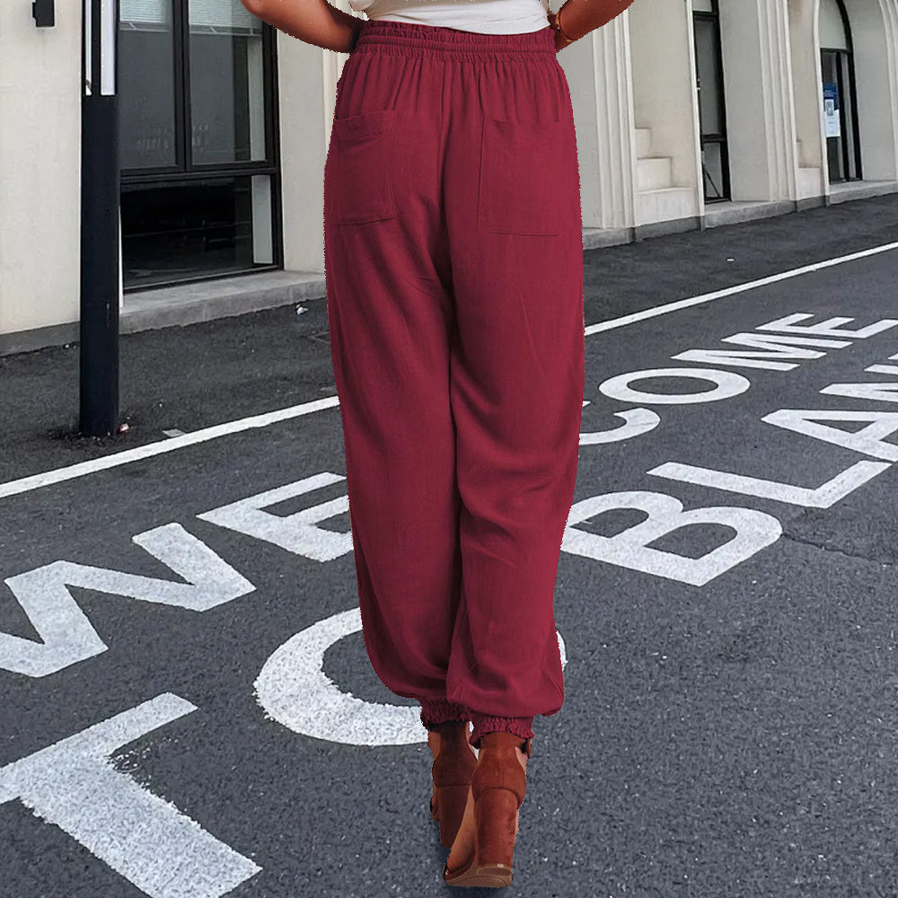 GR | elegante Damenhose mit Spitzenbein
