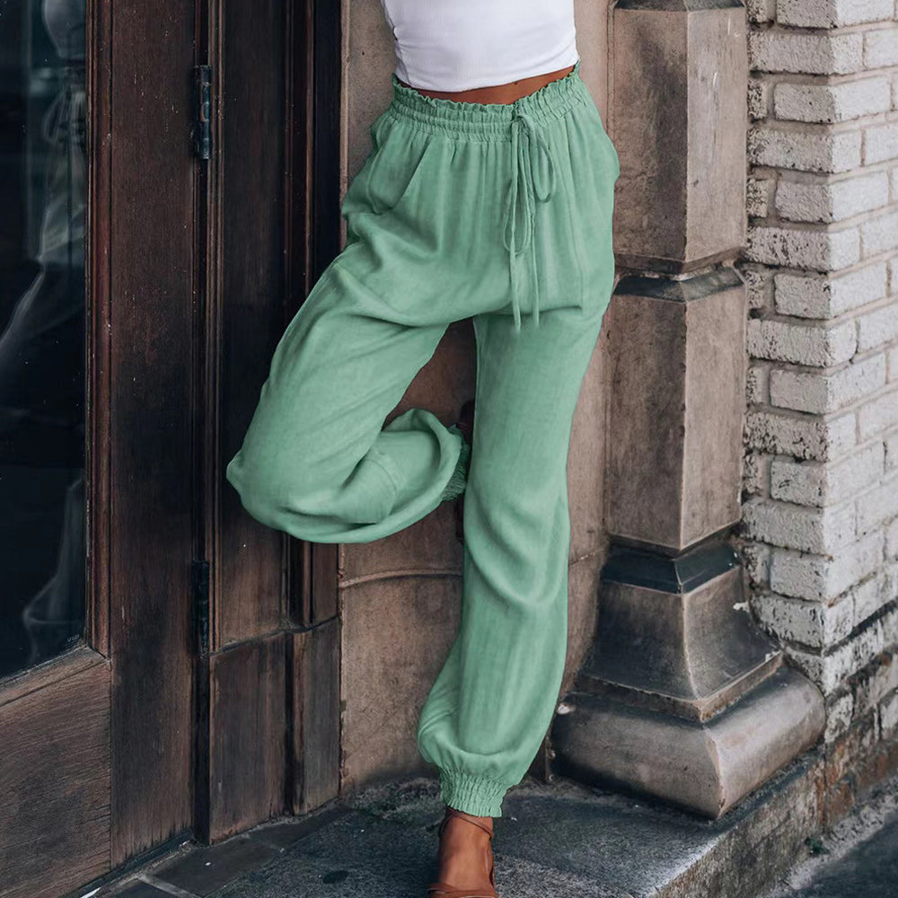 GR | elegante Damenhose mit Spitzenbein