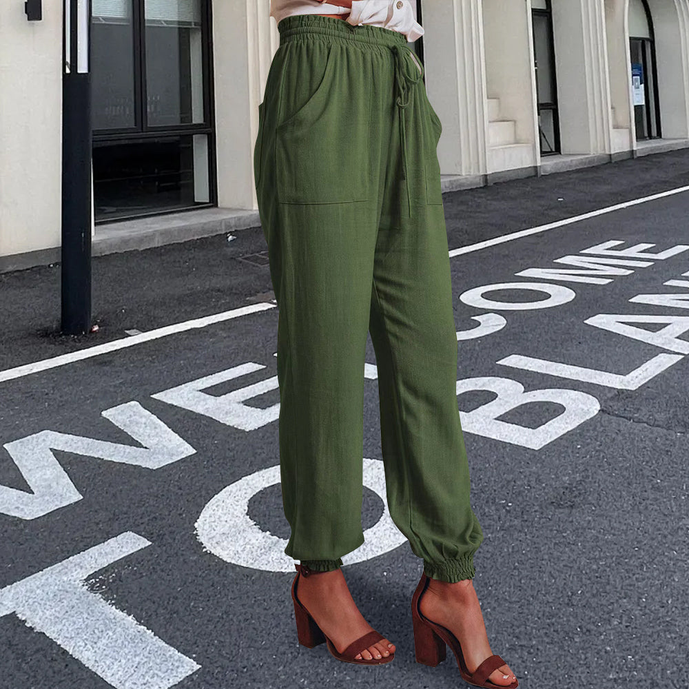 GR | elegante Damenhose mit Spitzenbein