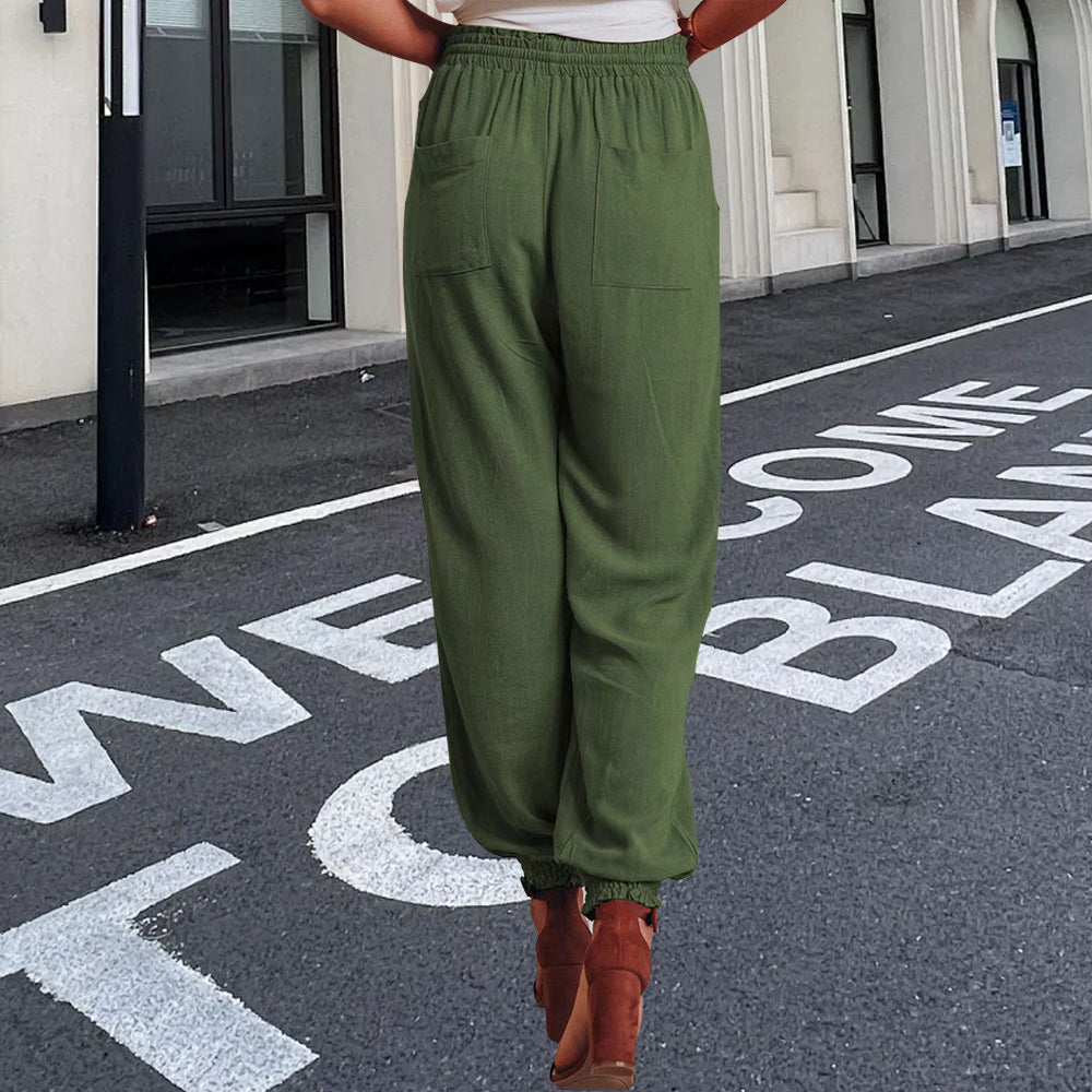GR | elegante Damenhose mit Spitzenbein
