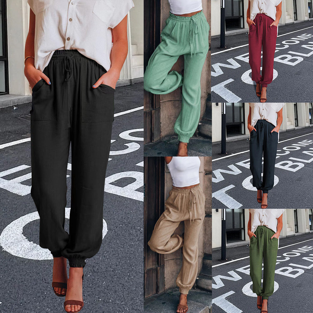 GR | elegante Damenhose mit Spitzenbein