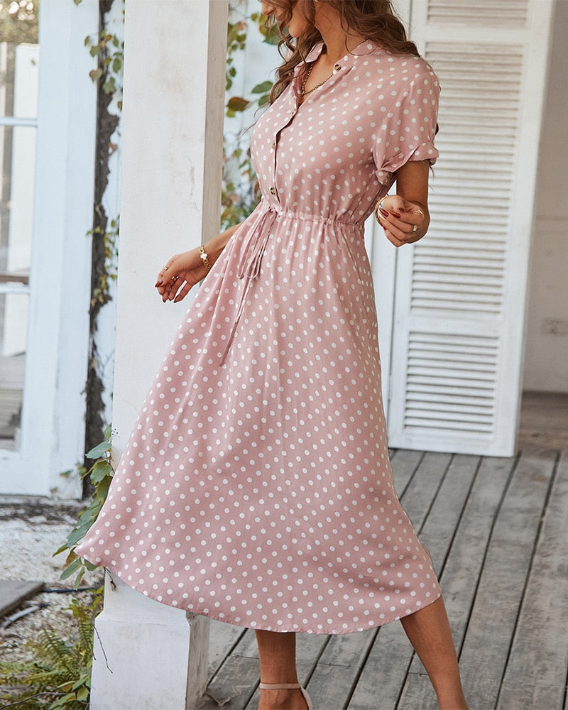 Dot dress for women